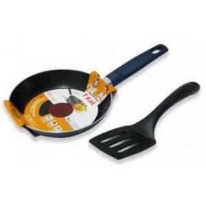 Celeste Sartén + Espatula T-fal